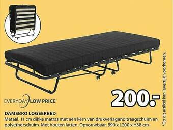 Jysk Damsbro Logeerbed aanbieding