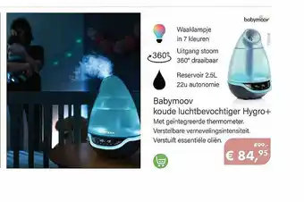 Multi bazar Babymoov Koude Luchtbevouchtiger Hygro aanbieding