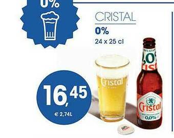 Prik en Tik Cristal 0% aanbieding