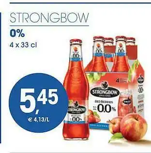 Prik en Tik Strongbow 0% aanbieding