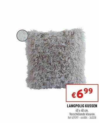 Trafic Langpolig Kussen aanbieding