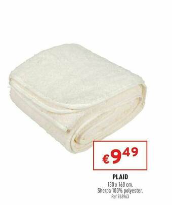 Trafic Plaid aanbieding