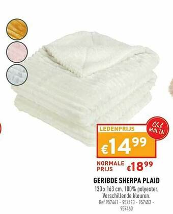 Trafic Geribde Sherpa Plaid aanbieding