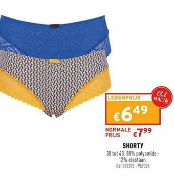 Trafic Shorty aanbieding