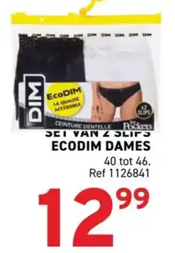 Trafic Set van 2 slips ecodim dames aanbieding