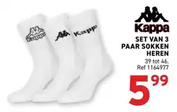 Trafic Set van 3 paar sokken heren aanbieding