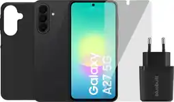 Coolblue Samsung Galaxy A27 256GB Zwart 5G + Compleet Accessoirepakke aanbieding