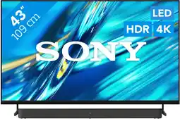 Coolblue Sony Bravia 3 II LED 43 (2026) + Sony HT-S2000 Noir aanbieding