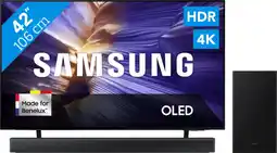 Coolblue Samsung 42 OLED S90F (2025) + Samsung HW-B66CF Zwart aanbieding