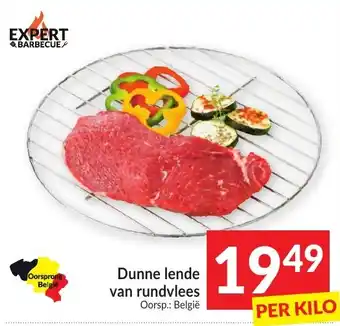Intermarché Dunne lende van rundvlees aanbieding