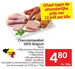 Intermarché Charcuteriepakket 100% Belgisch aanbieding