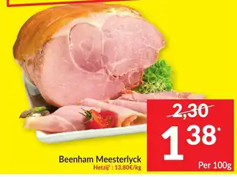 Intermarché Beenham Meesterlyck aanbieding
