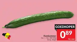 Intermarché Komkommer aanbieding