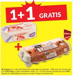 Intermarché boter rochefort ongezouten of gezouten aanbieding