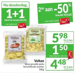 Intermarché Voltan Verse gevulde pasta aanbieding
