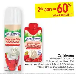 Intermarché Carlsbourg crème entière aanbieding