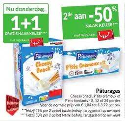 Intermarché Paturages Cheesy Snack aanbieding