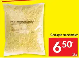 Intermarché Geraspte emmentaler aanbieding
