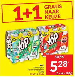 Intermarché Yop Drinkyoghurt aanbieding