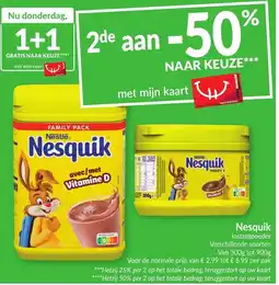 Intermarché Nesquik instantpoeder aanbieding