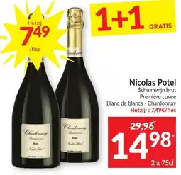 Intermarché Nicolas Potel schuimwijn brut aanbieding