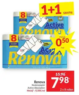 Intermarché Renova keukenpapier aanbieding