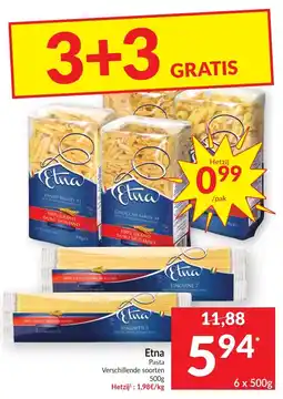 Intermarché Etna Pasta Verschillende soorten aanbieding