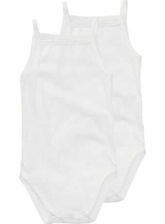 HEMA HEMA 2-pak Baby Romper Wit (wit) aanbieding