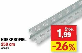 Hubo Hoekprofiel aanbieding