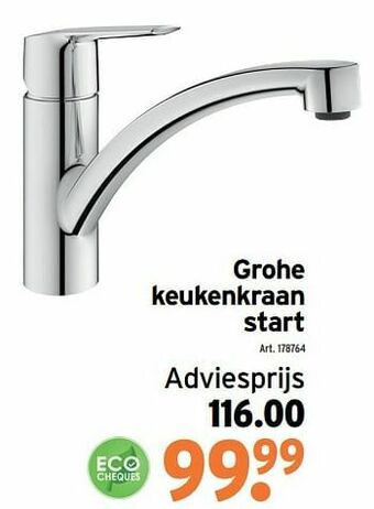 GAMMA Grohe keukenkraan start aanbieding