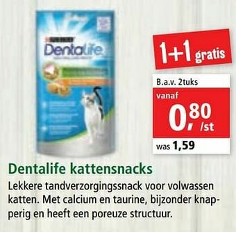 Maxi Zoo Dentalife kattensnacks aanbieding