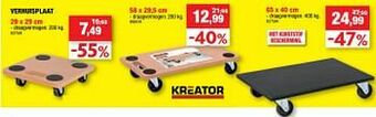 Hubo Verhuisplaat aanbieding