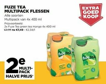 Jumbo Fuze tea green tea mango aanbieding
