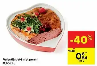 Carrefour Market Valentijnpaté met peren aanbieding