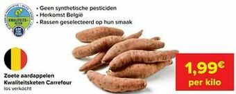 Carrefour Zoete aardappelen kwaliteitsketen carrefour aanbieding