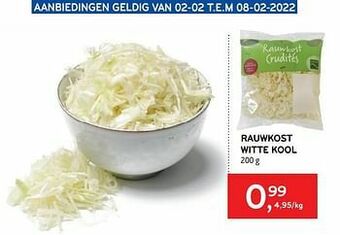 Alvo Rauwkost witte kool aanbieding