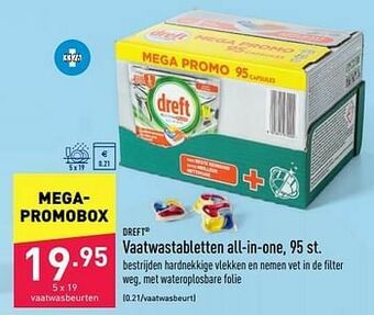ALDI Vaatwastabletten all-in-one aanbieding