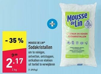 ALDI Sodakristallen aanbieding