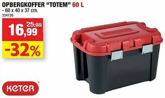 Hubo Opbergkoffer totem aanbieding