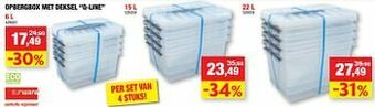 Opbergbox met deksel q-line