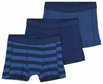 HEMA HEMA 3-pak Kinderboxers Blauw (blauw) aanbieding