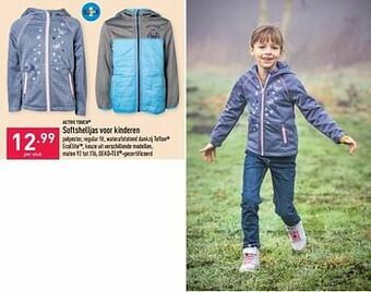 ALDI Softshelljas voor kinderen aanbieding