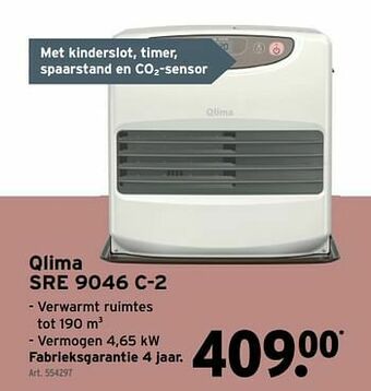 GAMMA Qlima sre 9046 c-2 aanbieding