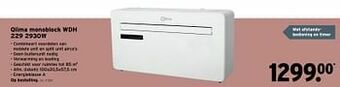 GAMMA Qlima monoblock wdh 229 2930w aanbieding