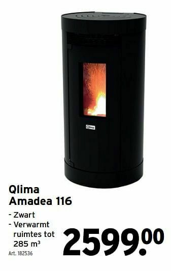 GAMMA Qlima amadea 116 aanbieding