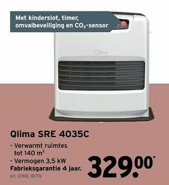 GAMMA Qlima sre 4035c aanbieding