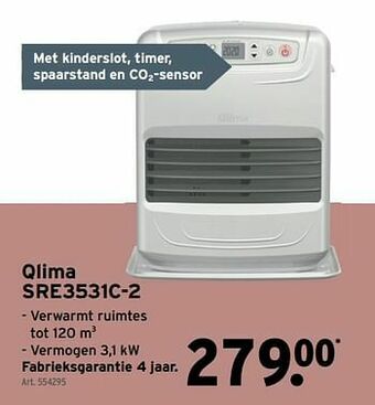 GAMMA Qlima sre3531c-2 aanbieding