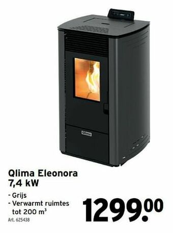 GAMMA Qlima eleonora 7,4 kw aanbieding