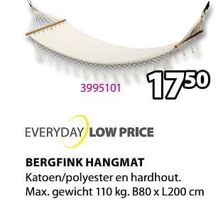Jysk Bergfink hangmat aanbieding