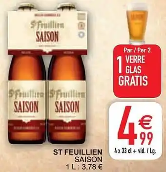 Cora St feuillien saison aanbieding